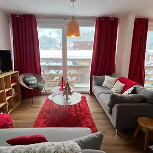 Rouge Canneberge -8 Personnes- 84m2 Vue Degagee Setaz Appartement Valloire